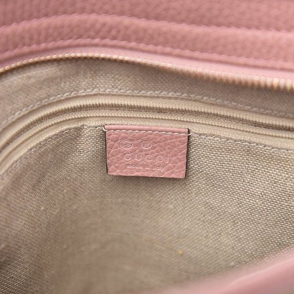 Gucci GG Canvas Small Bree Tote in Soft Pink NEW IN DUSTBAG